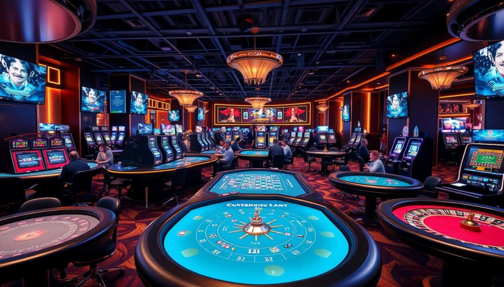 Platform judi live casino dengan taruhan meja langsung yang interaktif