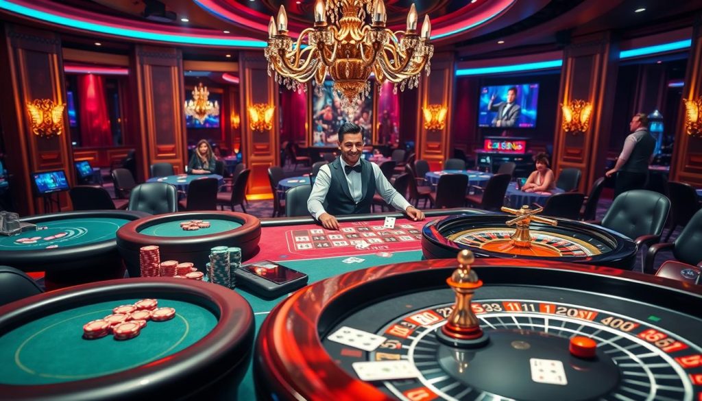 Situs live casino online dengan berbagai pilihan permainan meja