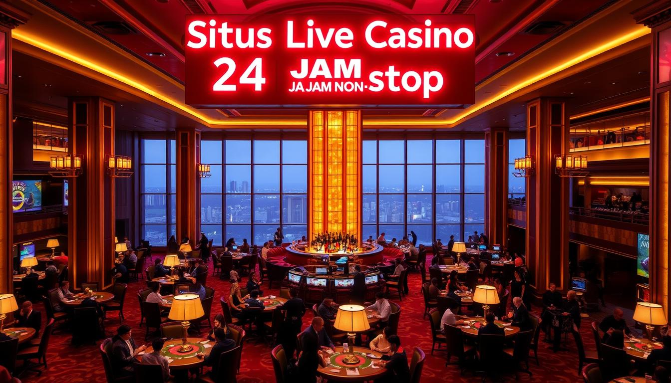 Situs Live Casino 24 Jam Nonstop di Indonesia