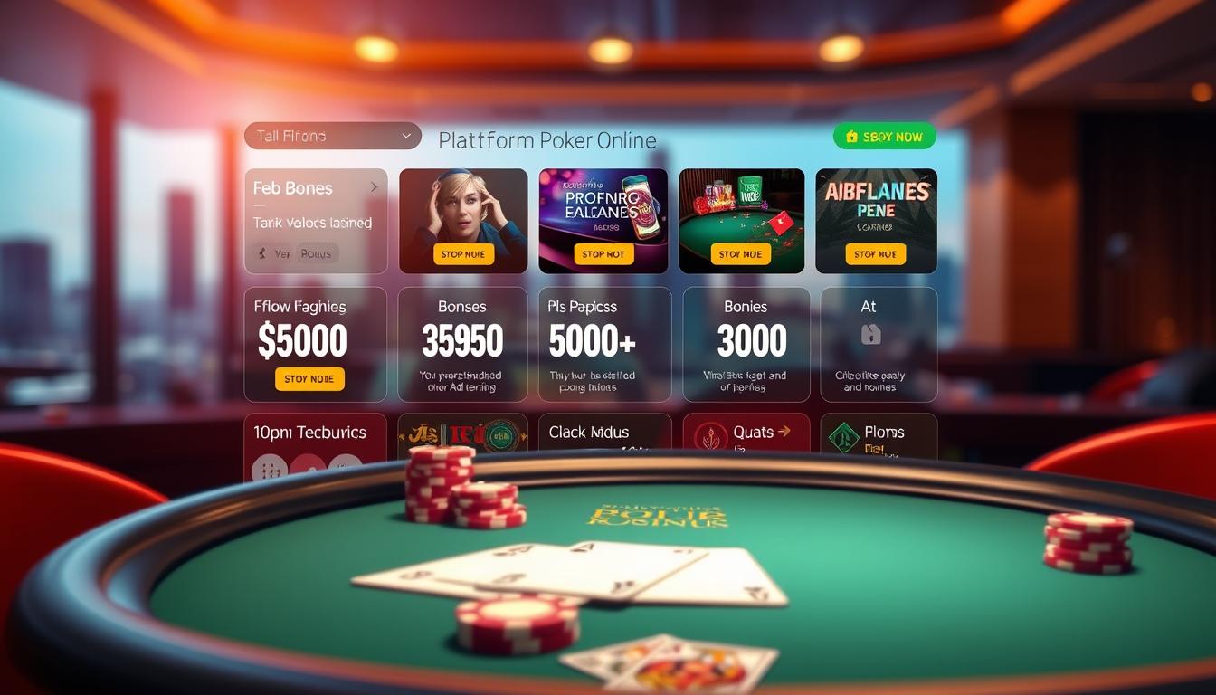Platform Poker Online Promosi & Bonus Menarik