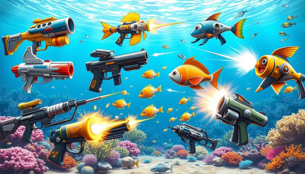 koleksi senjata unik game ikan