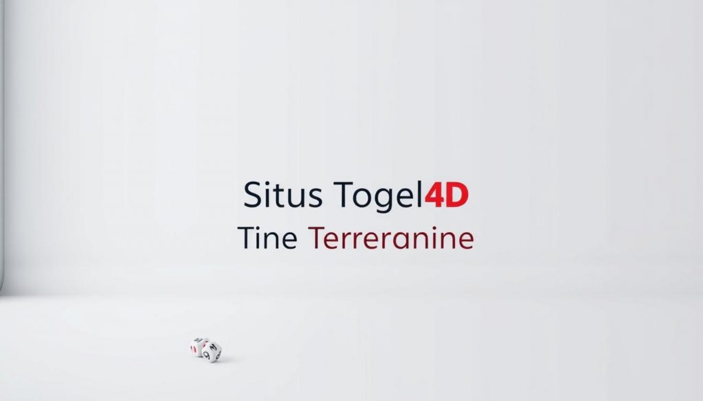 situs togel4D online terpercaya